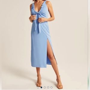 Abercrombie - Cinched Neck MIDI Dress